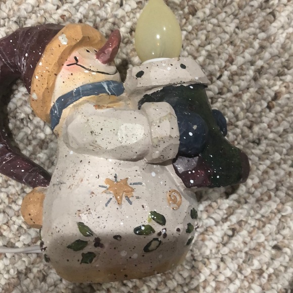 Snowman lamp - Picture 4 of 4